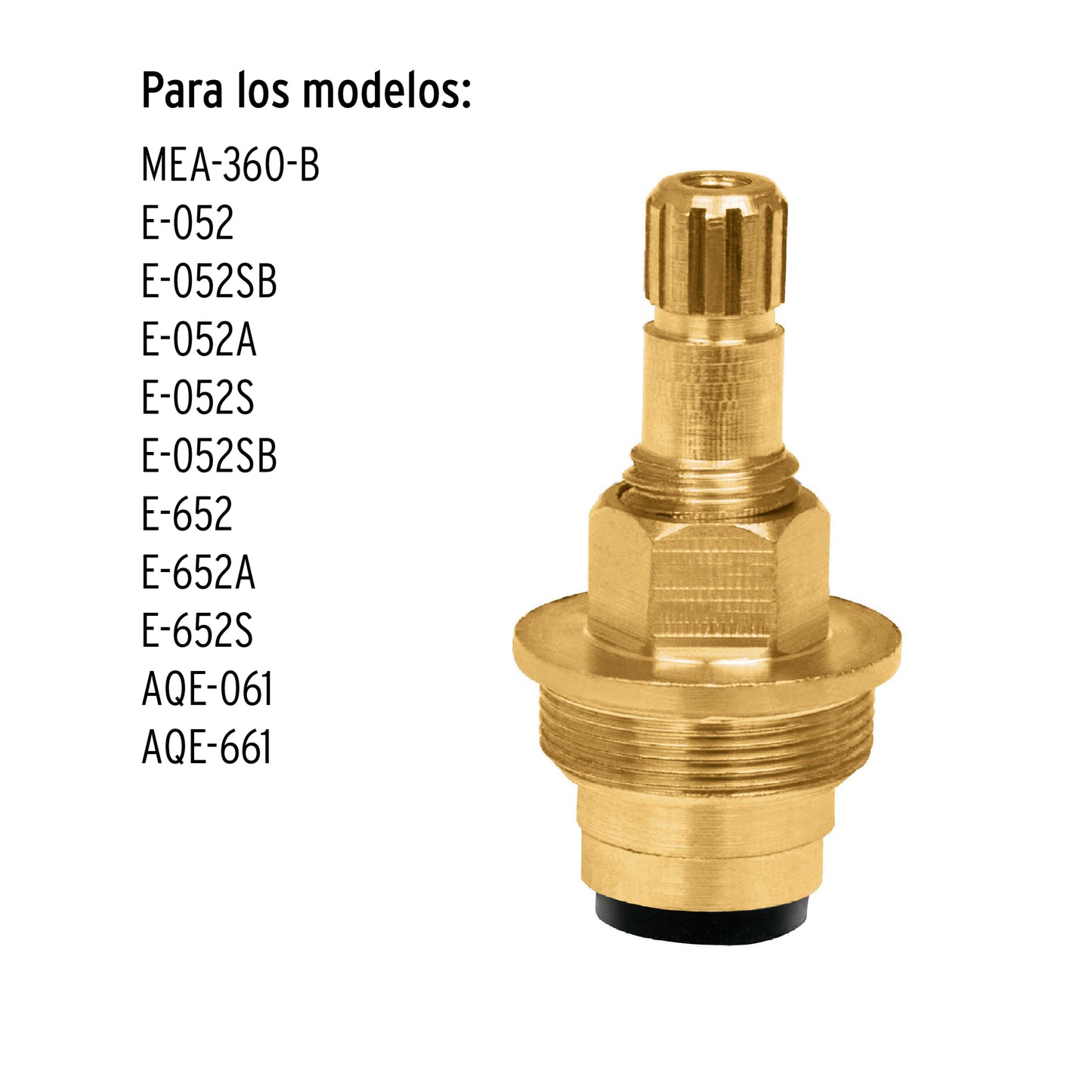 Cartucho de compresión para llaves de empotrar, Basic y Aqua CARCO-1 49096 MM00