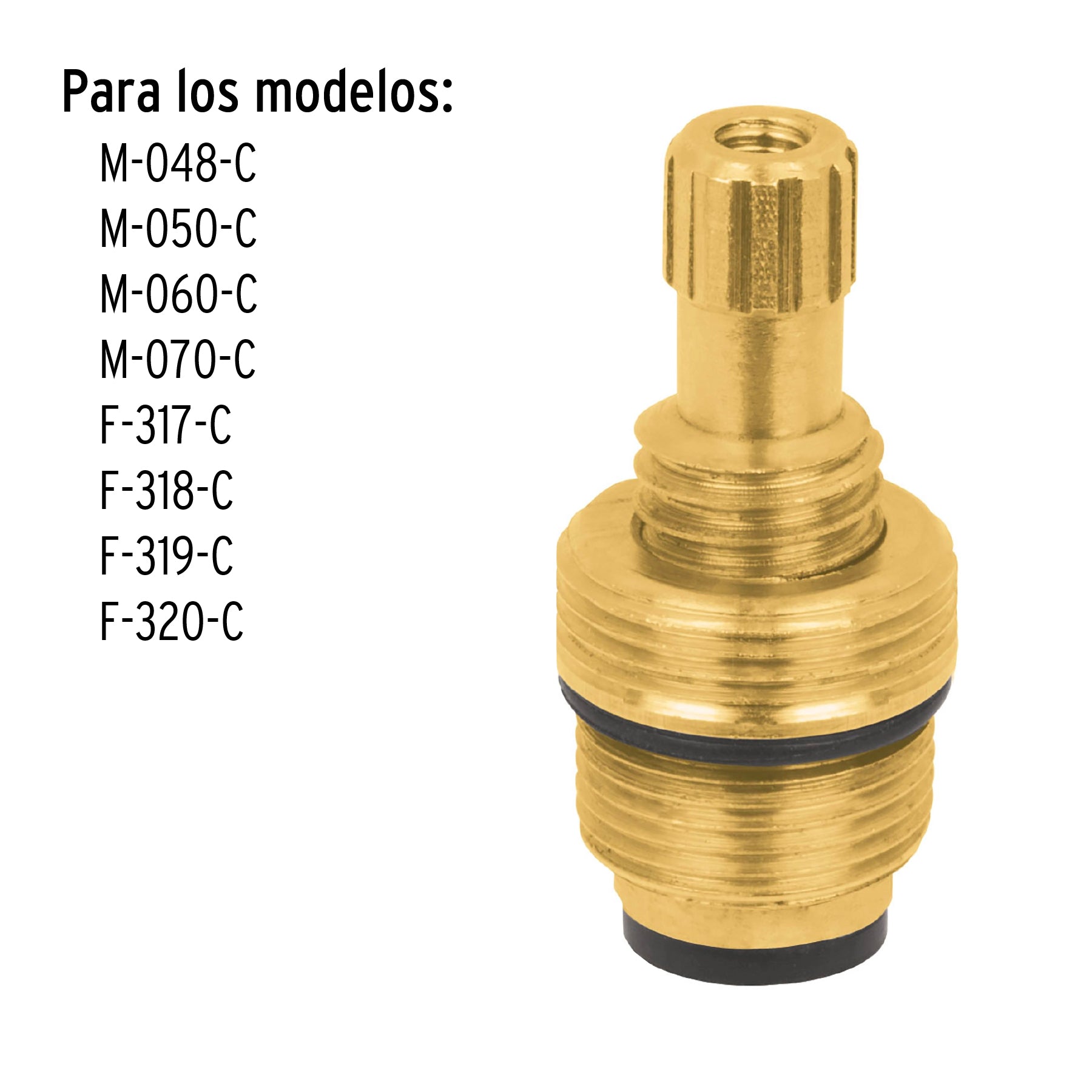 Cartucho de compresión para mezcladora, Foset CARCO-3 49094 MM00