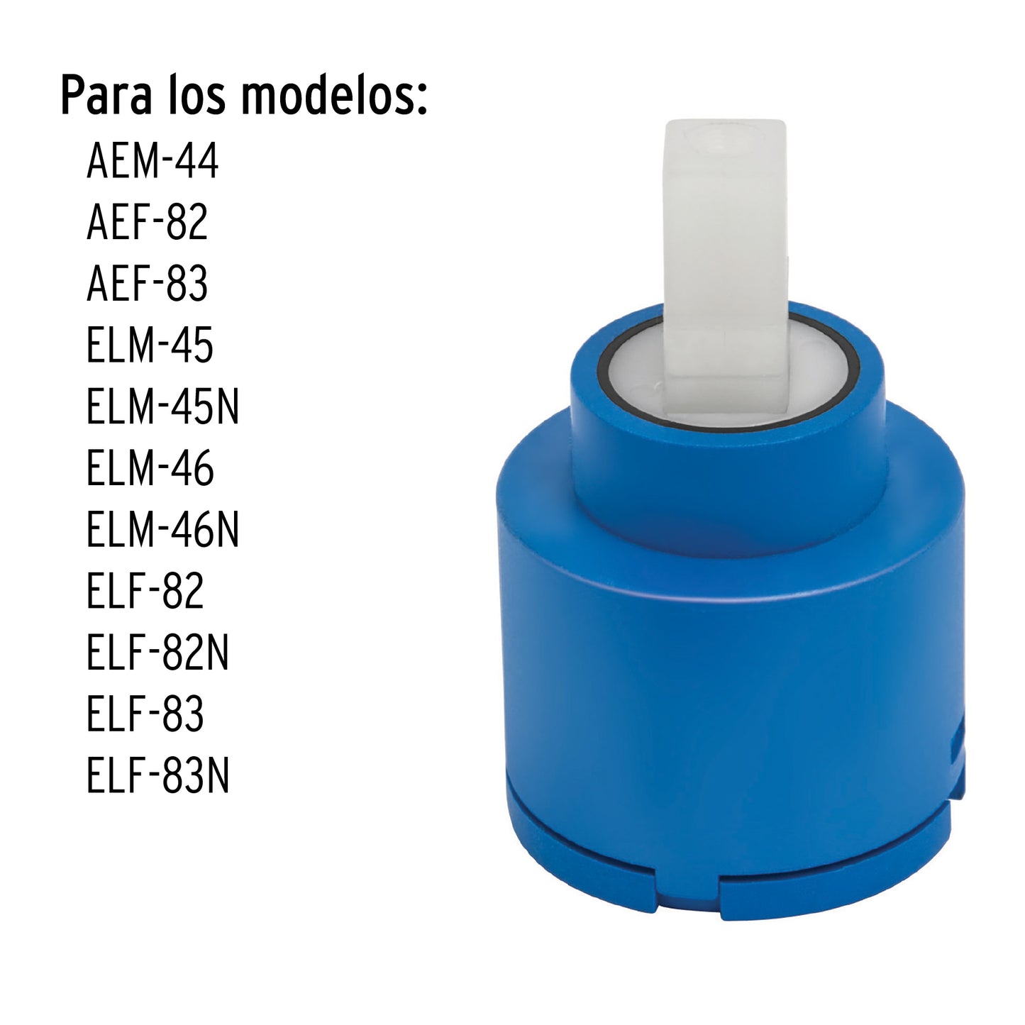 Cartucho cerámico monomando para fregadero, Foset CARMO-20 45231 MM00