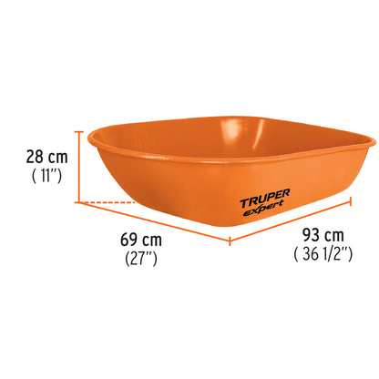 Carretilla 5.5ft3 Imponchable bastidor tubular,Truper Expert CAT 50X 100416 MM00