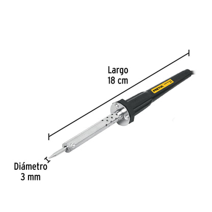 Cautín 30 W tipo lápiz para trabajo ligero, Pretul CAU-30P2 22806 MM0