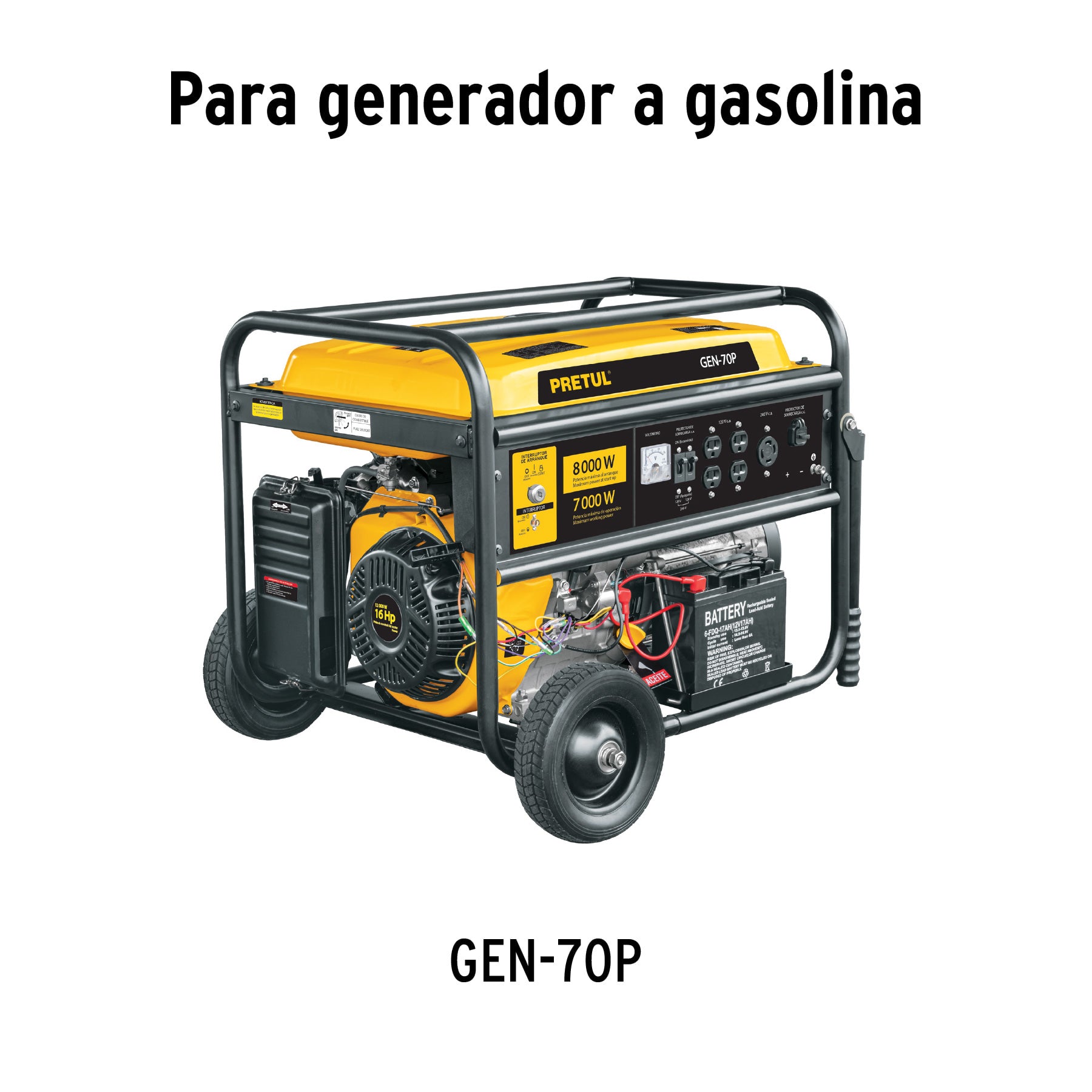 Carburador para generador a gasolina GEN-70P, Pretul CB-GEN-70P 28214 MM00