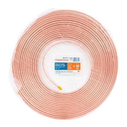 Rollo de 15 m de tubo flexible de cobre de 1/4', Foset CC-001F 48155 MM2