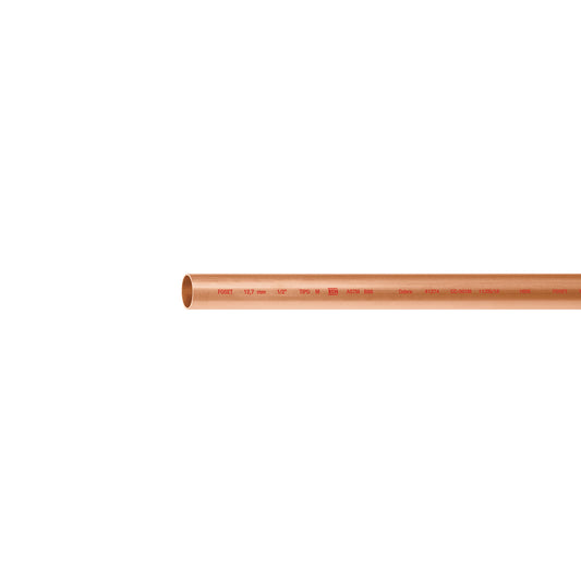 Tubo de 1/2' de cobre tipo 'M' , de 3 m, Foset CC-001M 41274 MM2