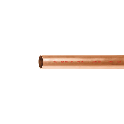 Tubo de 1' de cobre tipo 'M' , de 3 m, Foset CC-003M 41276 MM2