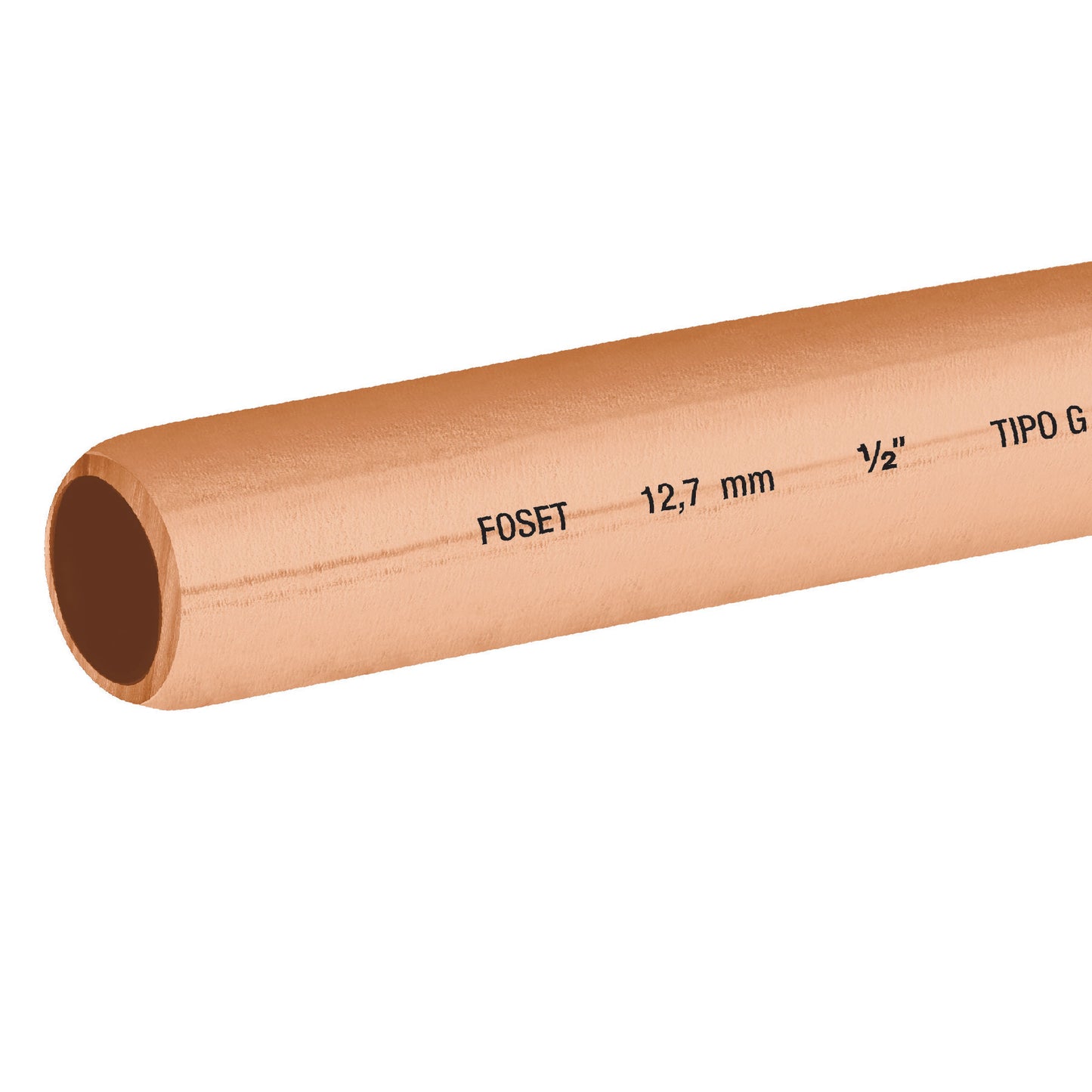 Rollo de 15 m de tubo flexible de cobre de 1/2', Foset CC-004F 48158 MM2