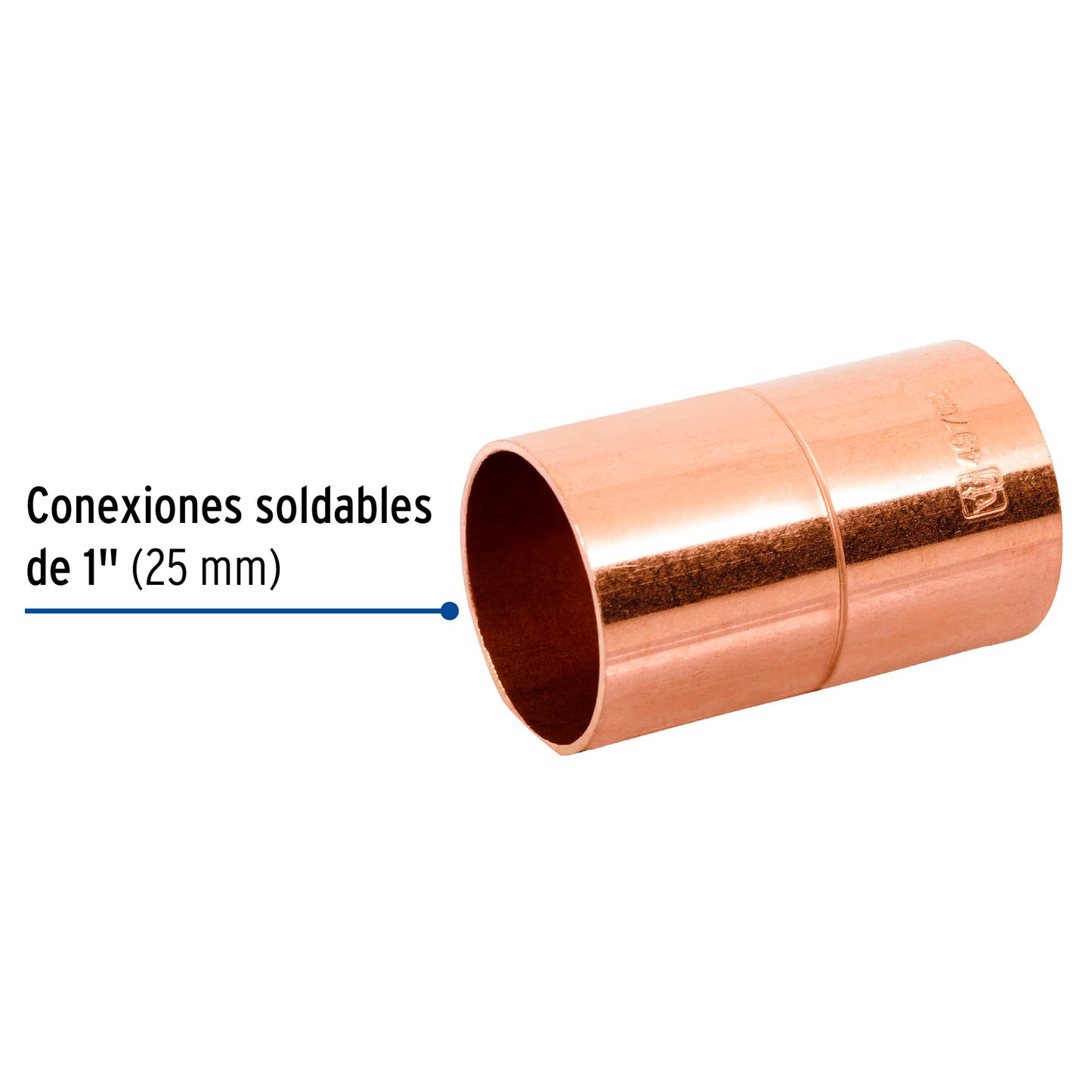 Cople de cobre de 1', Foset CC-263 49702 MM00