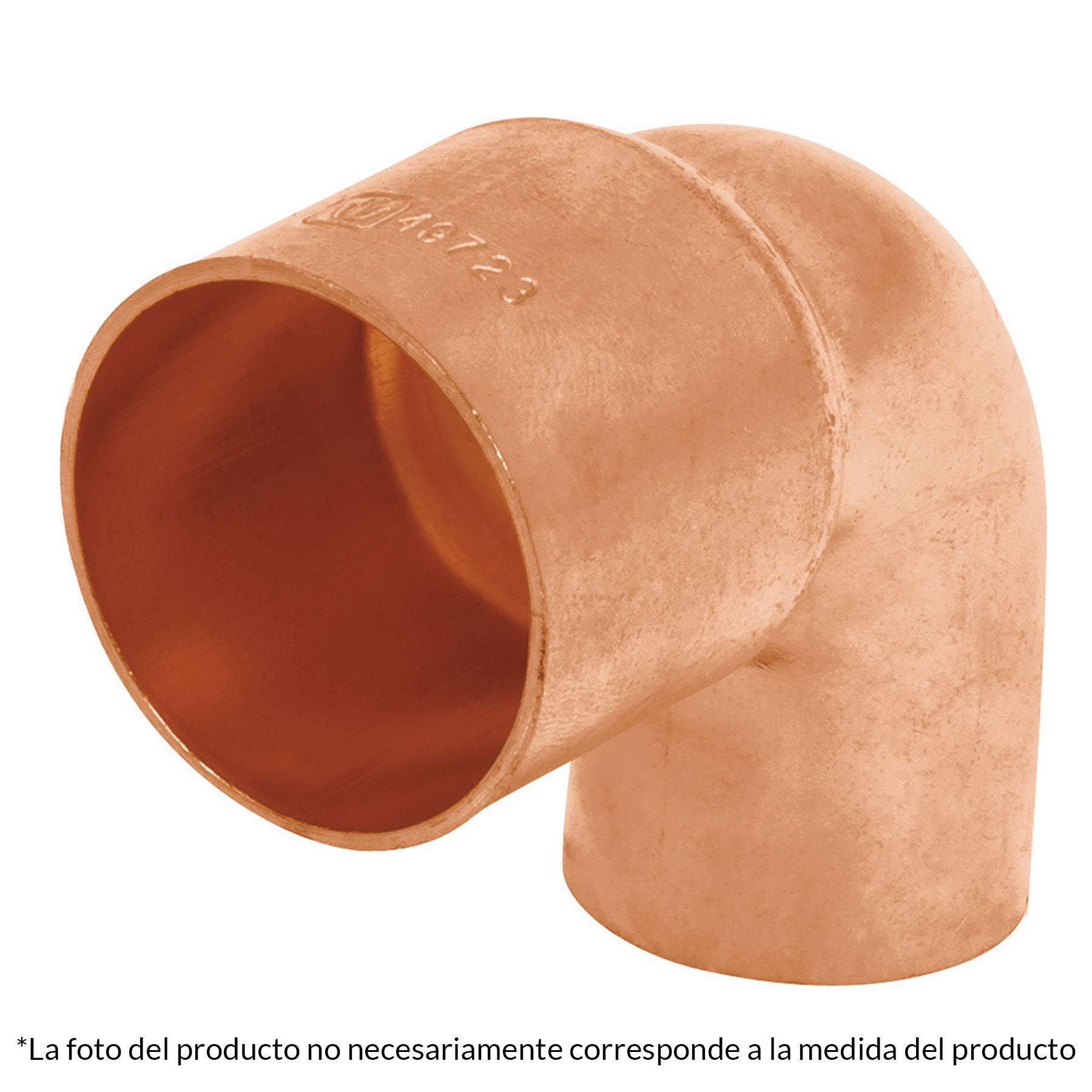 Codo 90° reducción de cobre de 1' x 1/2', Foset CC-522 49722 MM00