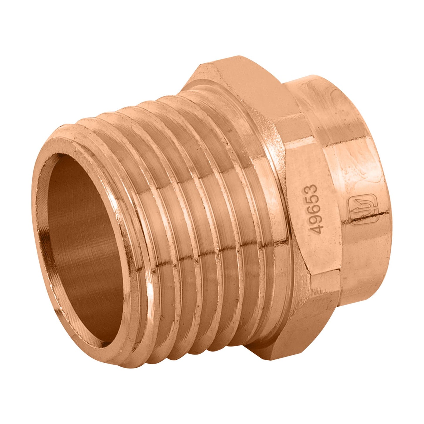 Conector de cobre, rosca exterior 1/2', Foset CC-611 49653 MM00