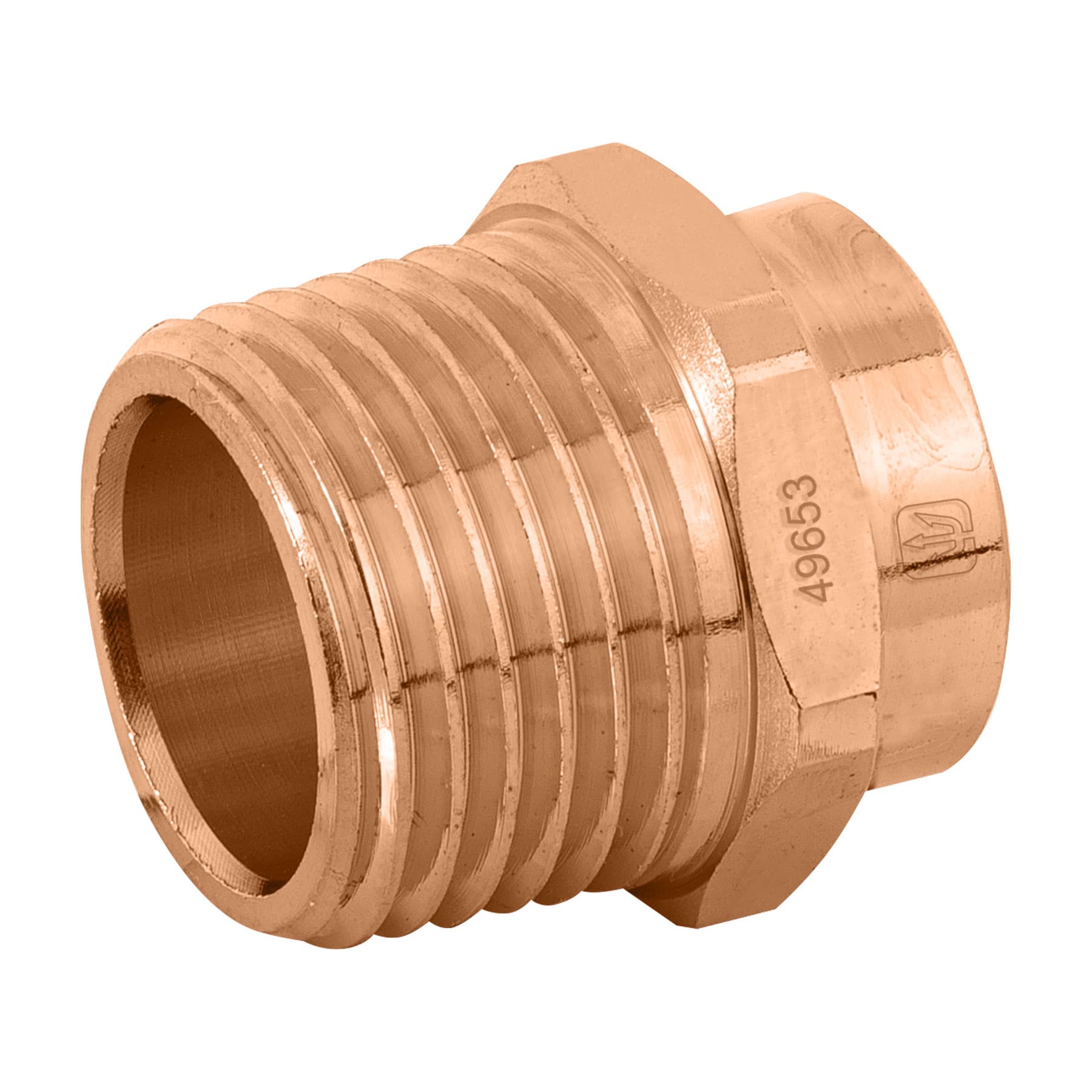 Conector de cobre, rosca exterior 1/2', Foset CC-611 49653 MM00