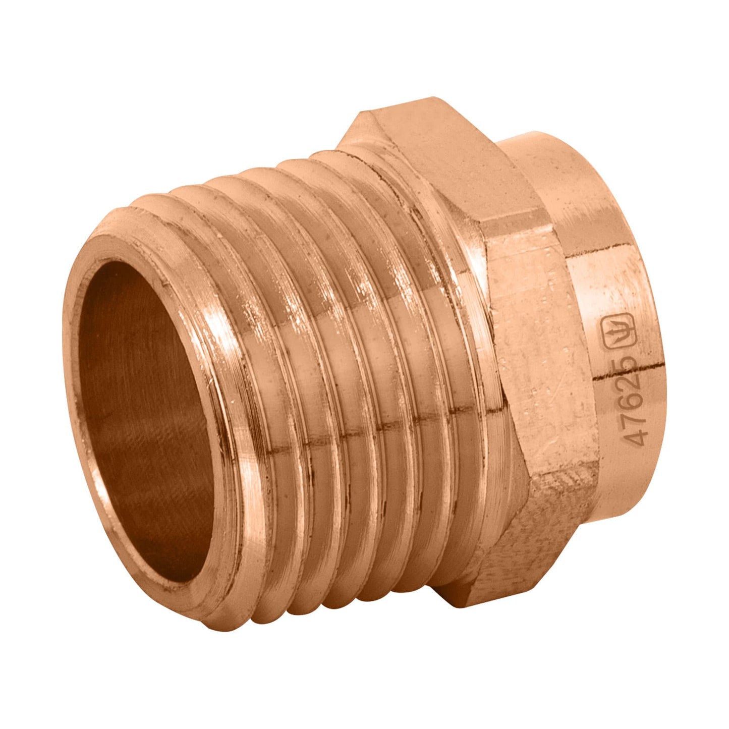 Conector de cobre de rosca exterior 1/2', Foset Basic CC-611B 47625 MM1