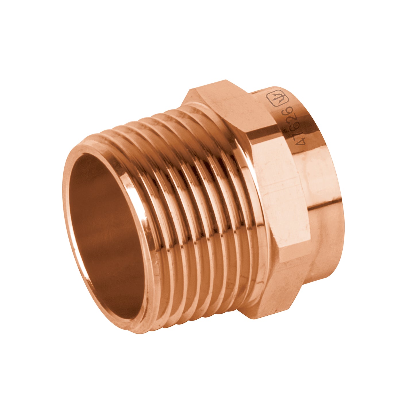 Conector de cobre de rosca exterior 3/4', Foset Basic CC-612B 47626 MM1