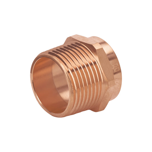 Conector de cobre de rosca exterior 1', Foset Basic CC-613B 47627 MM1