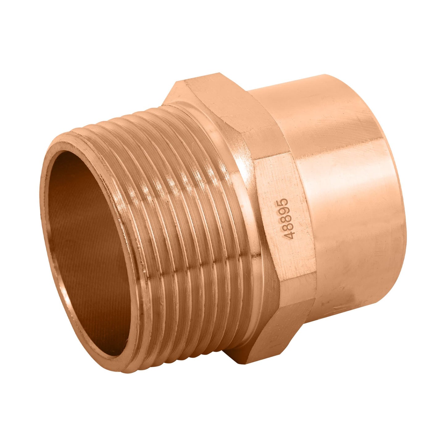 Conector de cobre, rosca exterior 1-1/4', Foset CC-614 48895 MM00