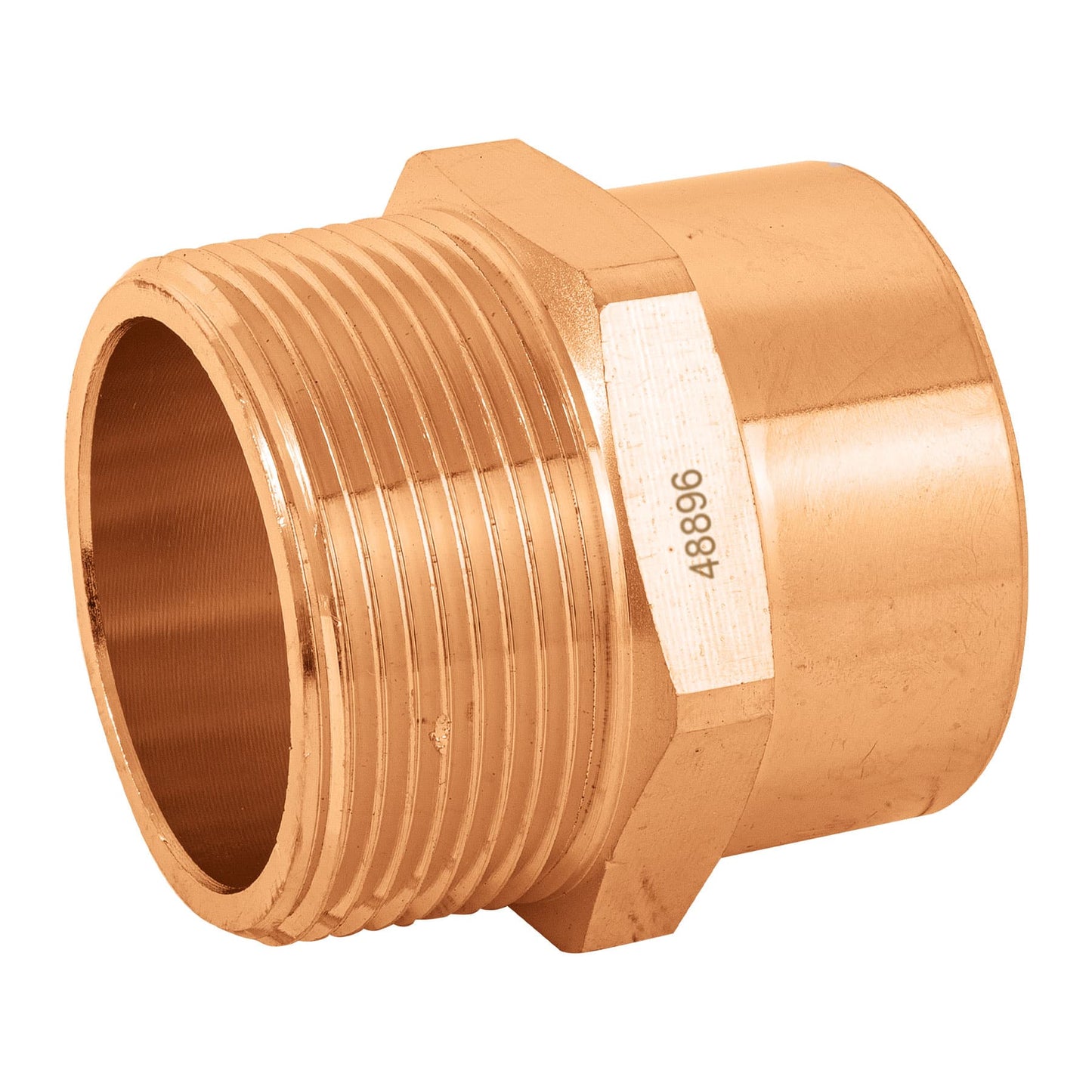 Conector de cobre, rosca exterior 1-1/2', Foset CC-615 48896 MM00