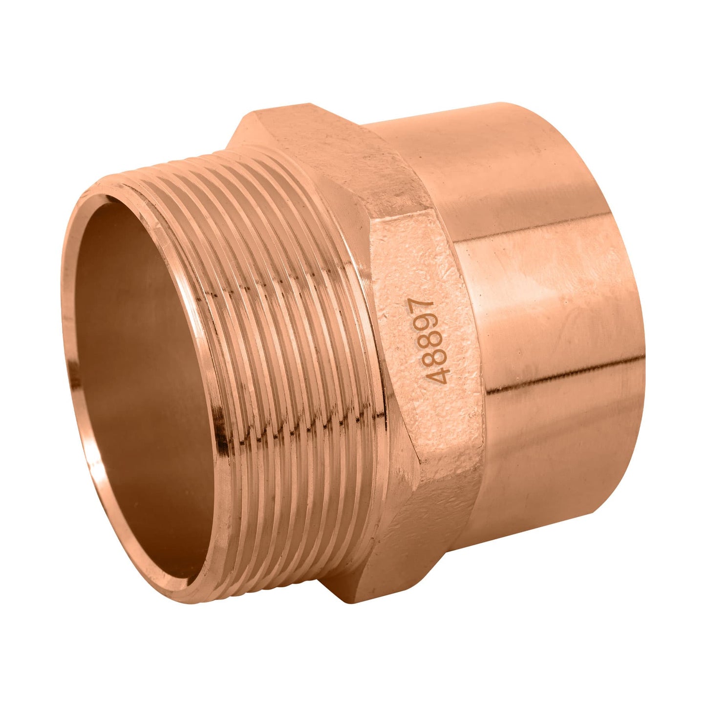 Conector de cobre, rosca exterior 2', Foset CC-616 48897 MM00