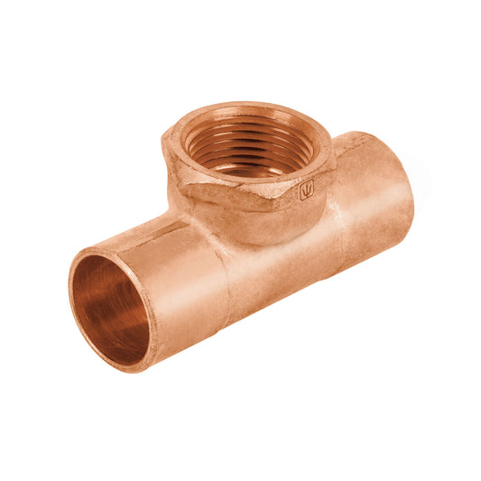 Tee de cobre rosca central 3/4', Foset CC-702 48886 MM00