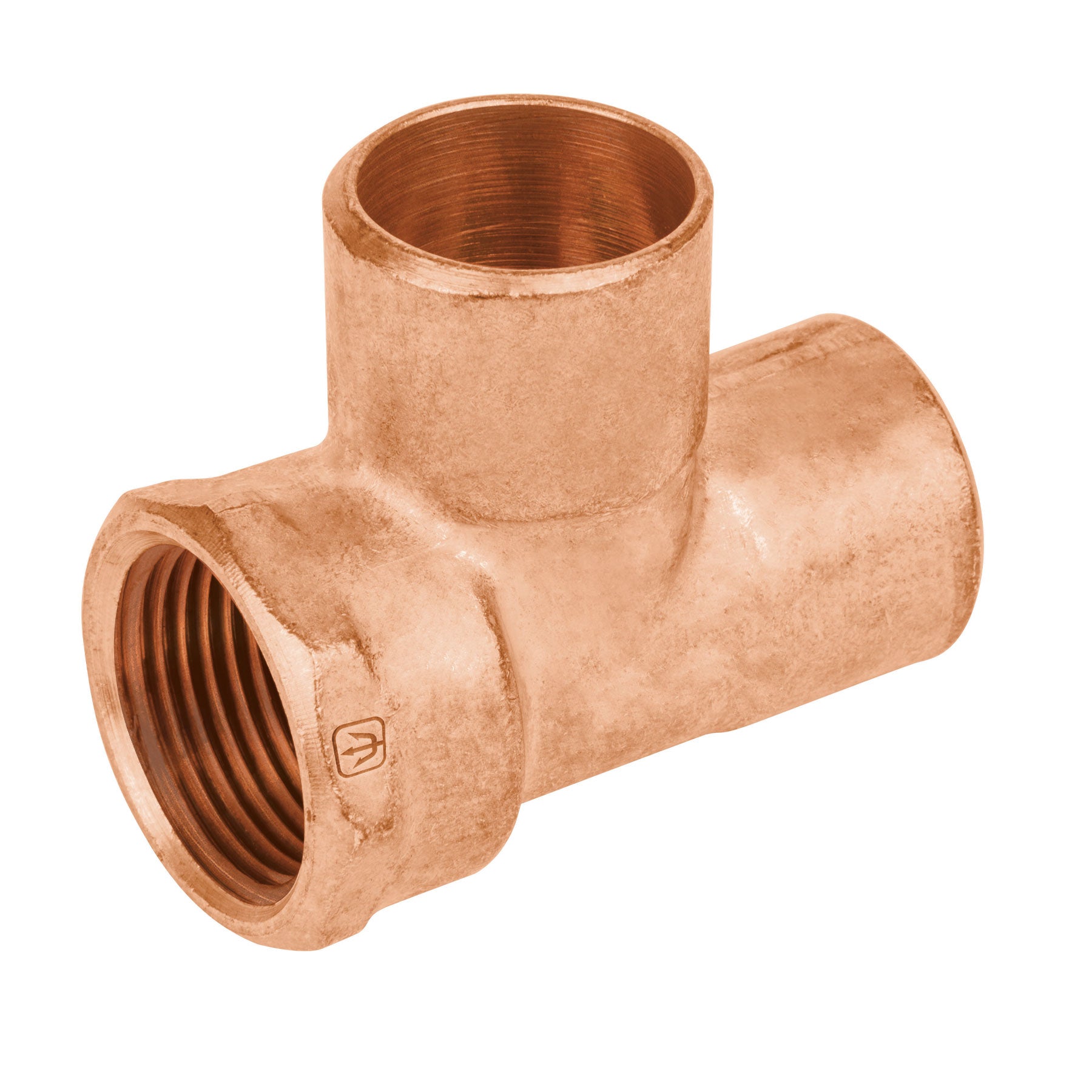 Tee de cobre rosca lateral 3/4', Foset CC-712 48888 MM00