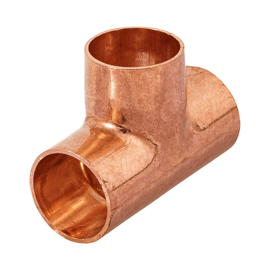 Tee sencilla de cobre 1', Foset CC-763 49737 MM00