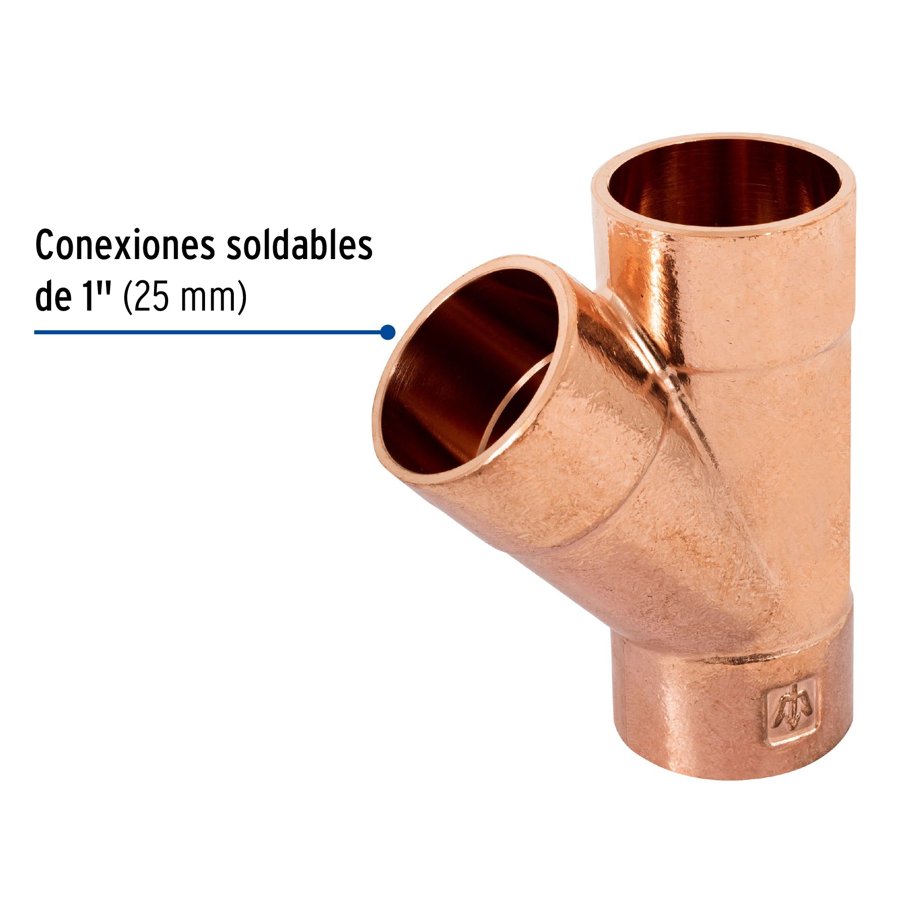 Yee sencilla de cobre 1', Foset CC-803 48894 MM00