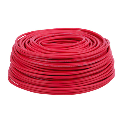 Rollo de 100 metros de cable THW CCA 12 AWG rojo, Basic CCA-12R 40214 MM1