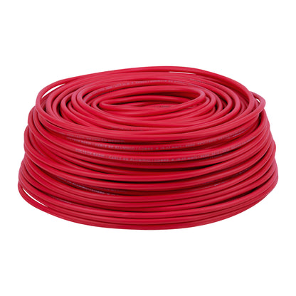 Rollo de 100 metros de cable THW CCA 8 AWG rojo, Basic CCA-8R 40206 MM1