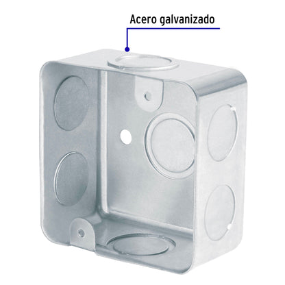 Caja cuadrada 3' x 3' reforzada, Volteck CCH-3X3 49071 MM0