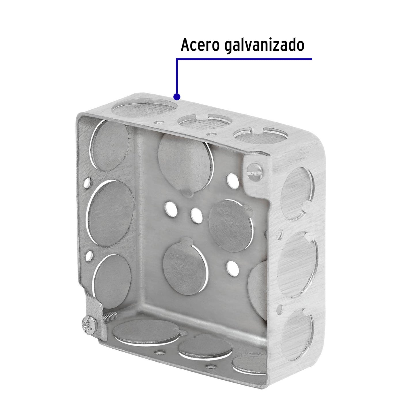 Caja cuadrada 4' x 4' reforzada, Volteck CCH-4X4C 46321 MM0