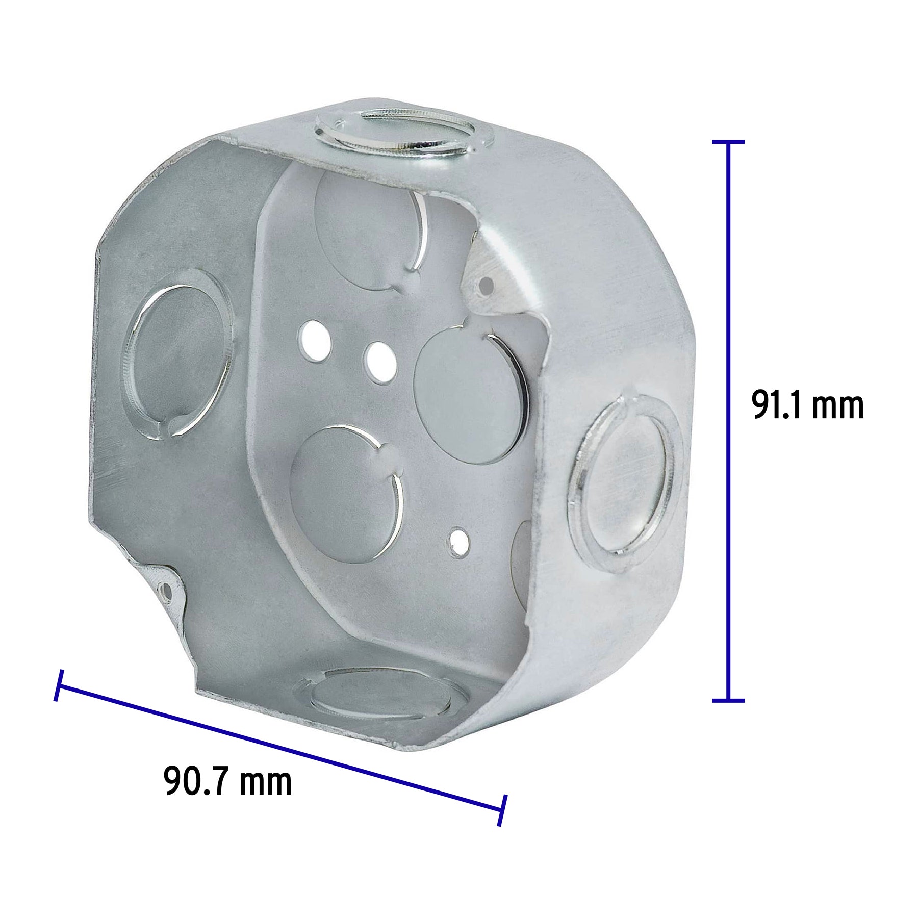 Caja octagonal 4' x 4' reforzada, Volteck CCH-4X4O 46322 MM0