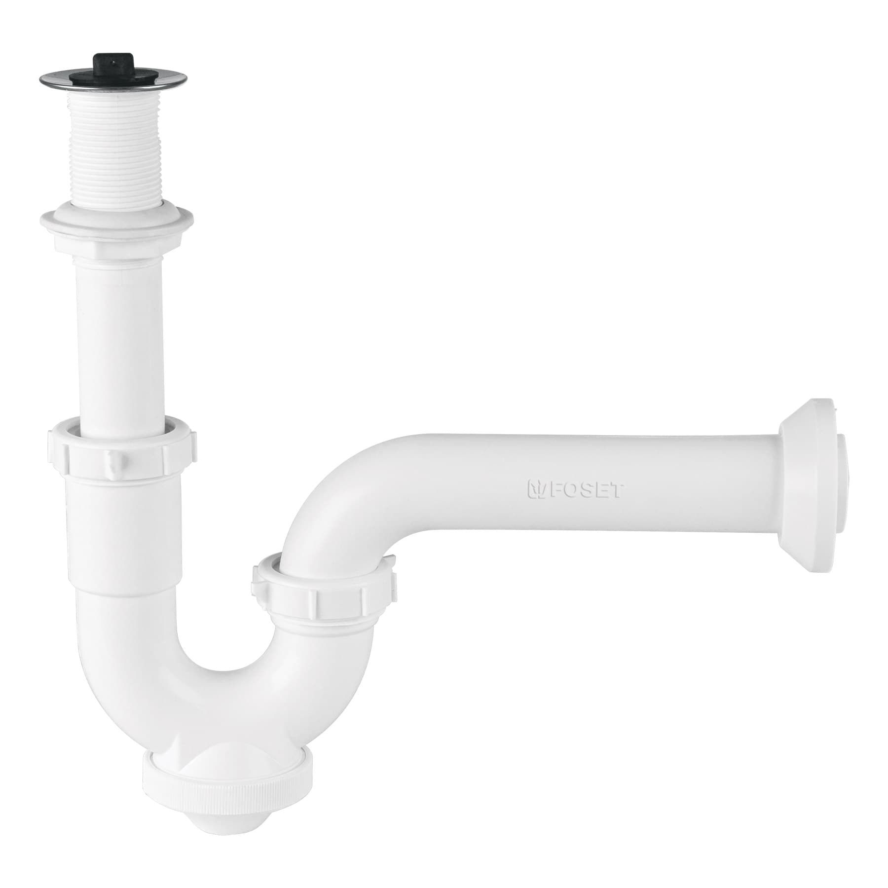 Céspol rígido 1-1/4', con contra, polipropileno, para lavabo CE-234 49508 MM00