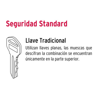 Cerradura tipo oval para recámara, latón antiguo, Hermex CEPO-22R 43455 MM0