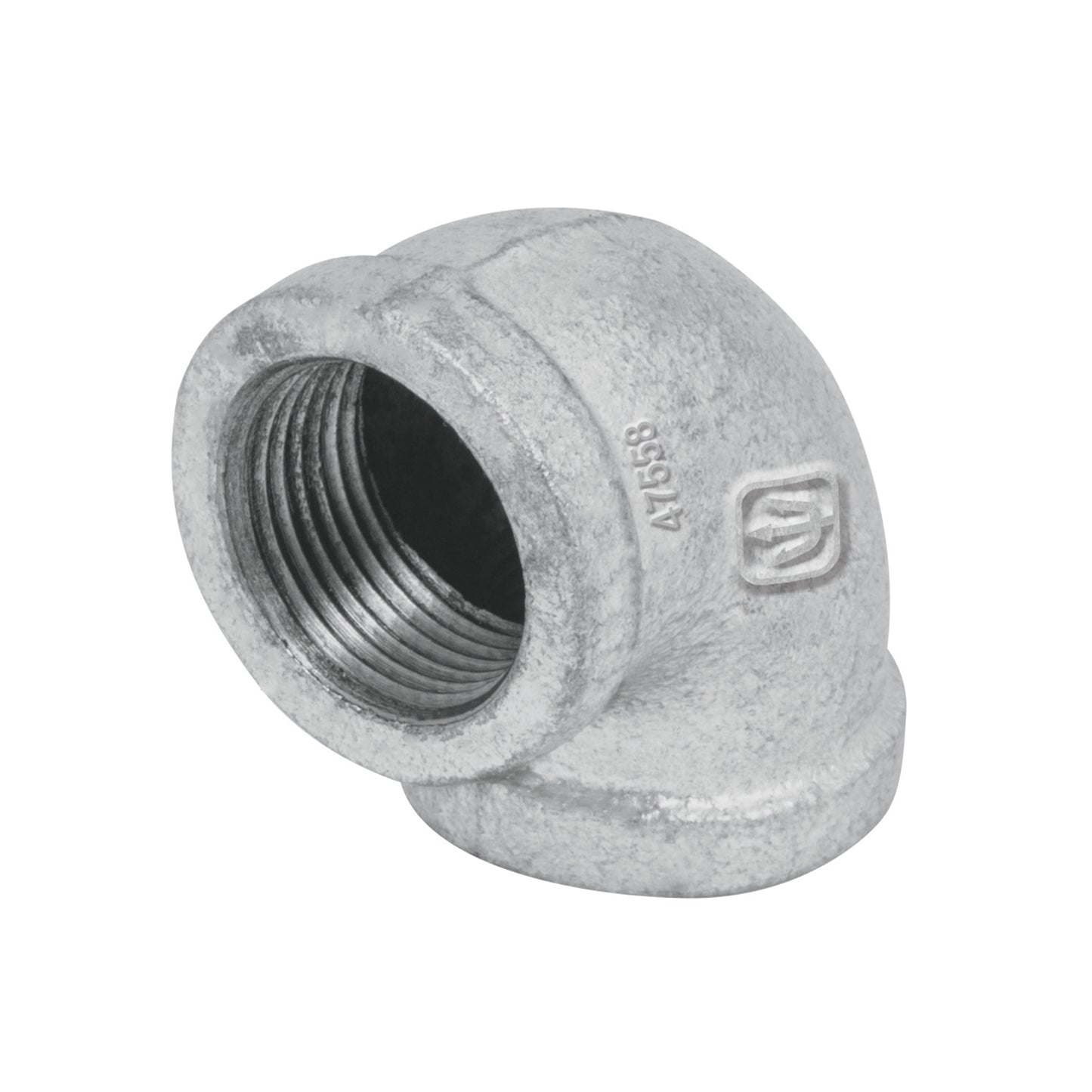 Codo 90° acero galvanizado de 3/4', Foset CG-502 47558 MM00