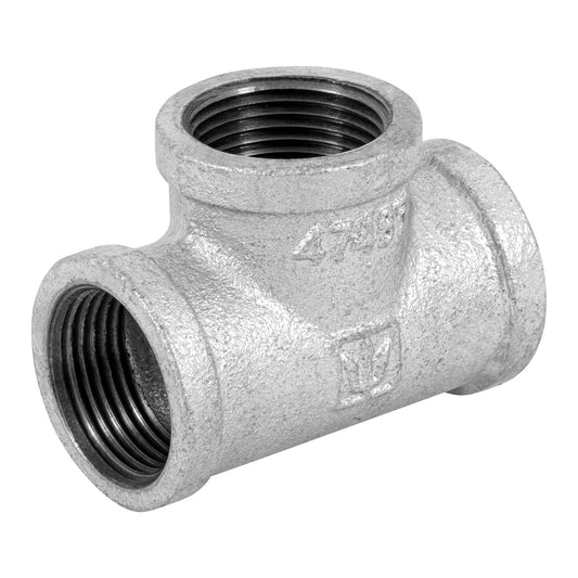 Tee sencilla 1' acero galvanizado, Foset CG-703 47487 MM00