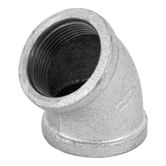 Codo 45° acero galvanizado de 1-1/4', Foset CG-864 48752 MM00