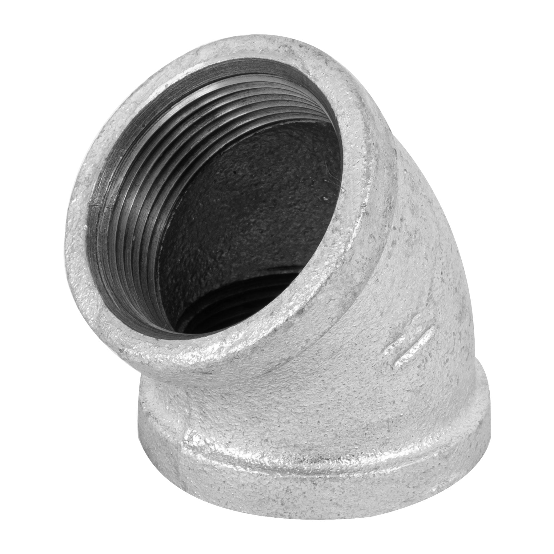 Codo 45° acero galvanizado de 1-1/2', Foset CG-865 48753 MM00