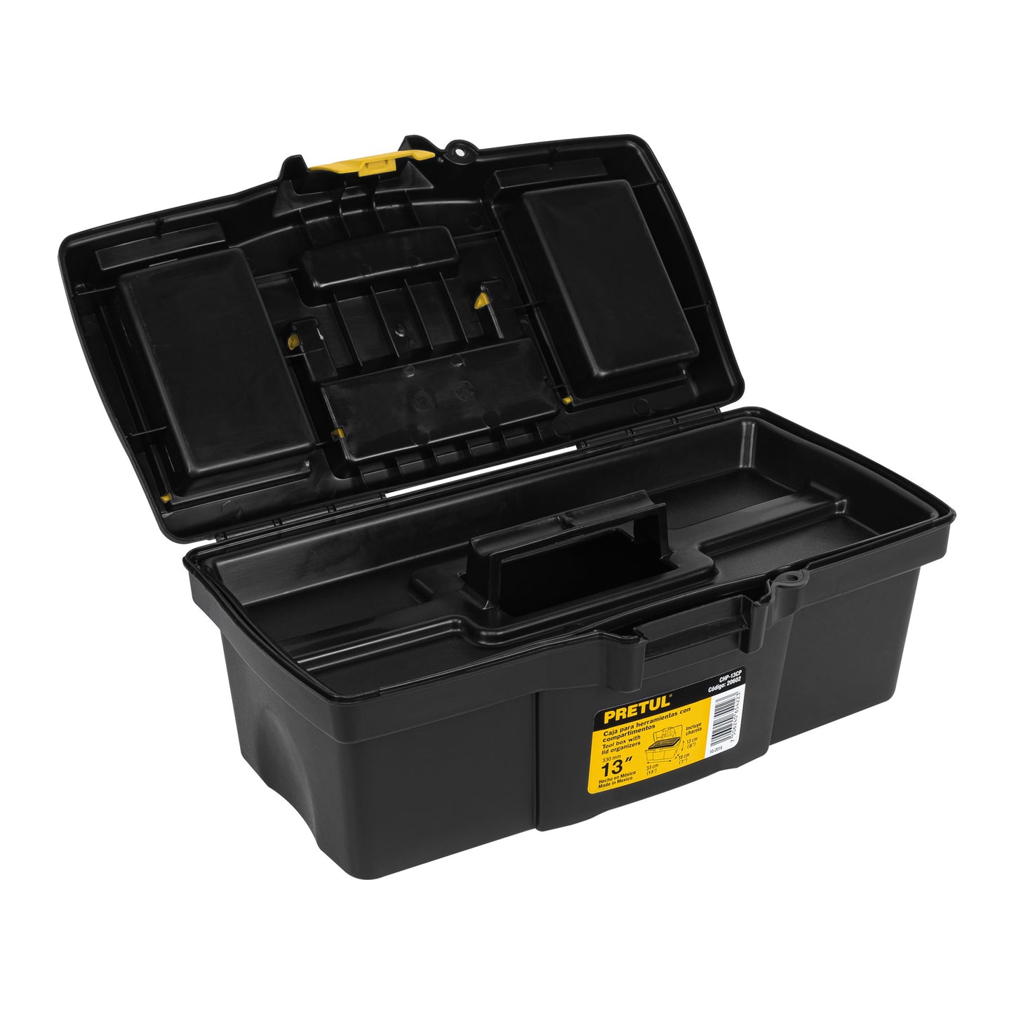 Caja para herramienta de 13' con compartimentos, Pretul CHP-13CP 20602 MM00