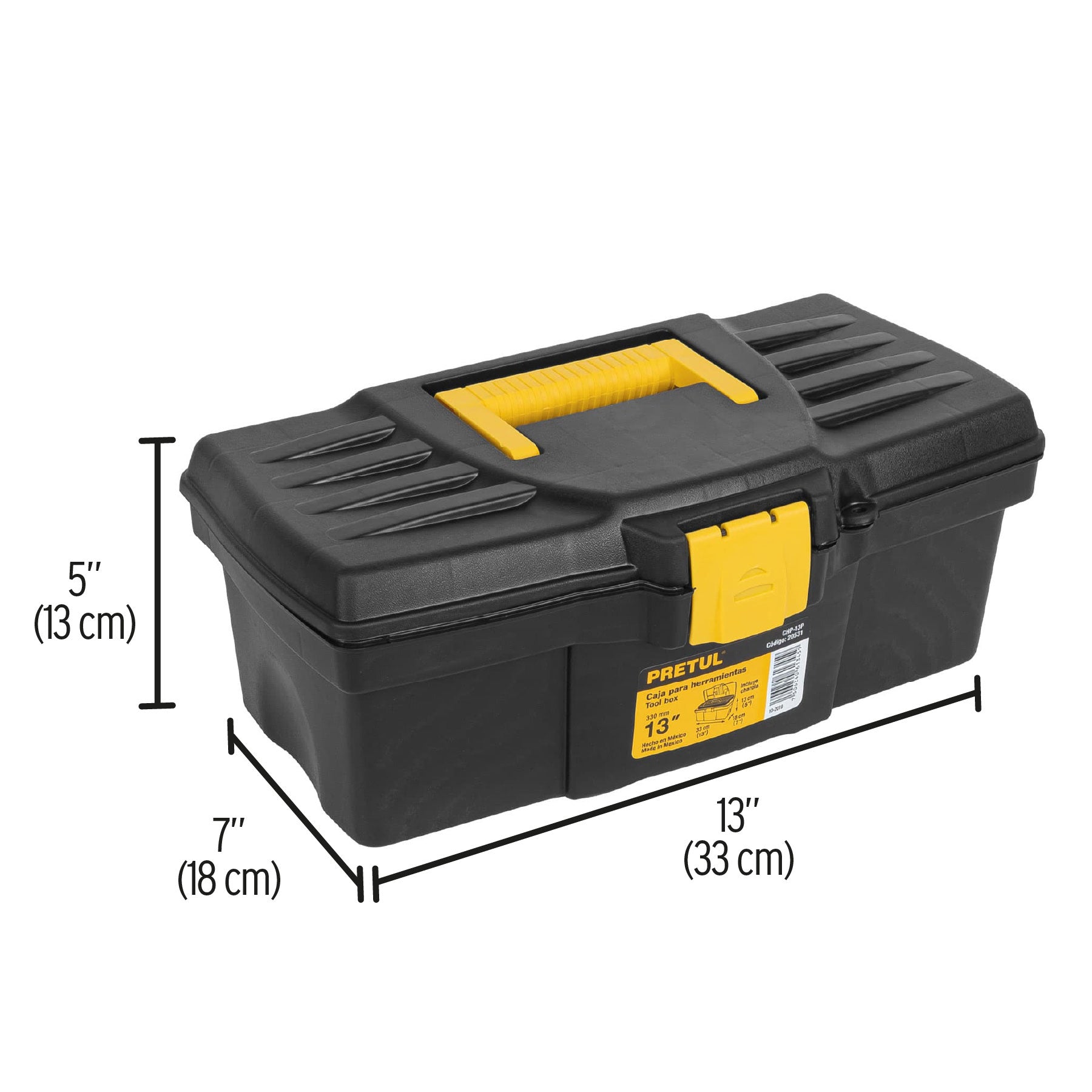 Caja para herramienta de 13', Pretul CHP-13P 20531 MM00