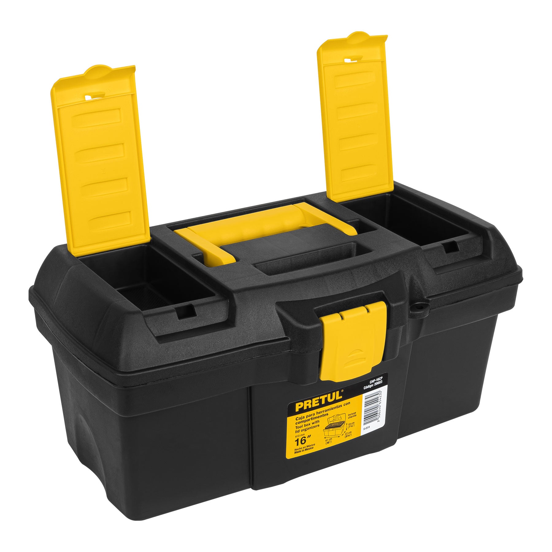 Caja para herramienta de 16' con compartimentos, Pretul CHP-16CP 20603 MM00