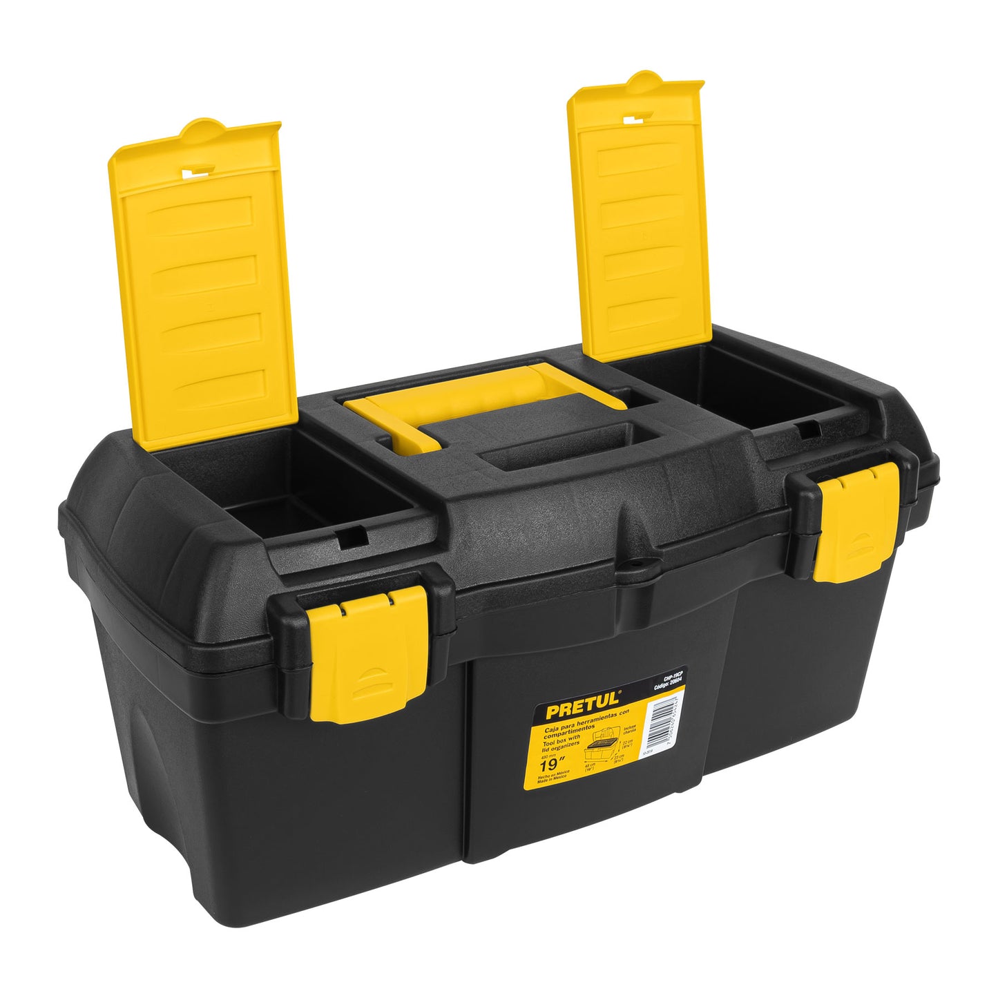 Caja para herramienta de 19' con compartimentos, Pretul CHP-19CP 20604 MM00