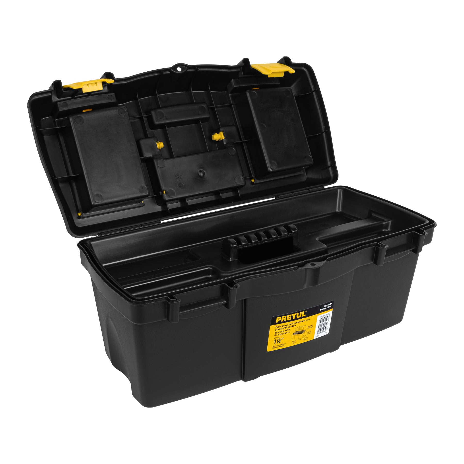 Caja para herramienta de 19' con compartimentos, Pretul CHP-19CP 20604 MM00