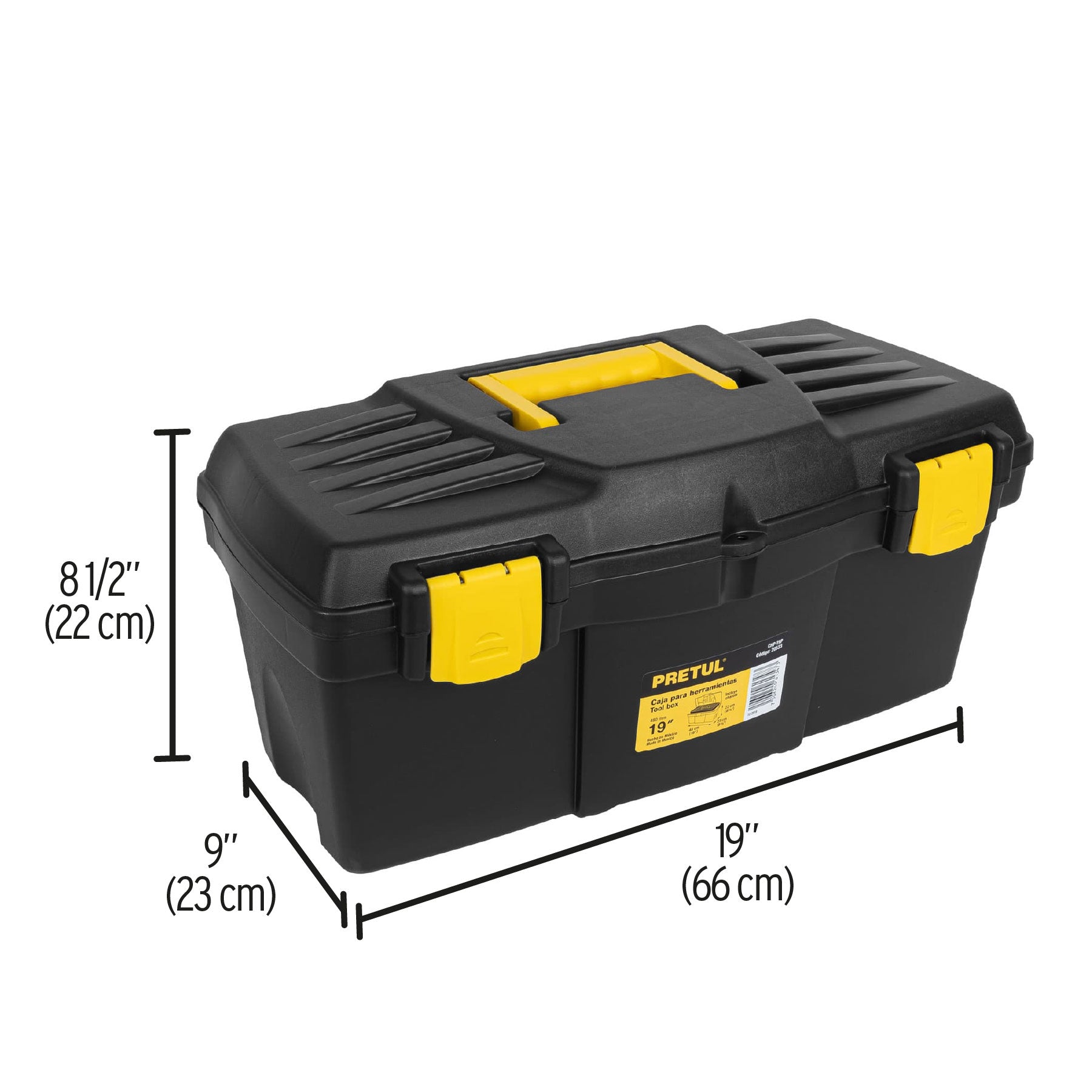 Caja para herramienta de 19', Pretul CHP-19P 20533 MM00