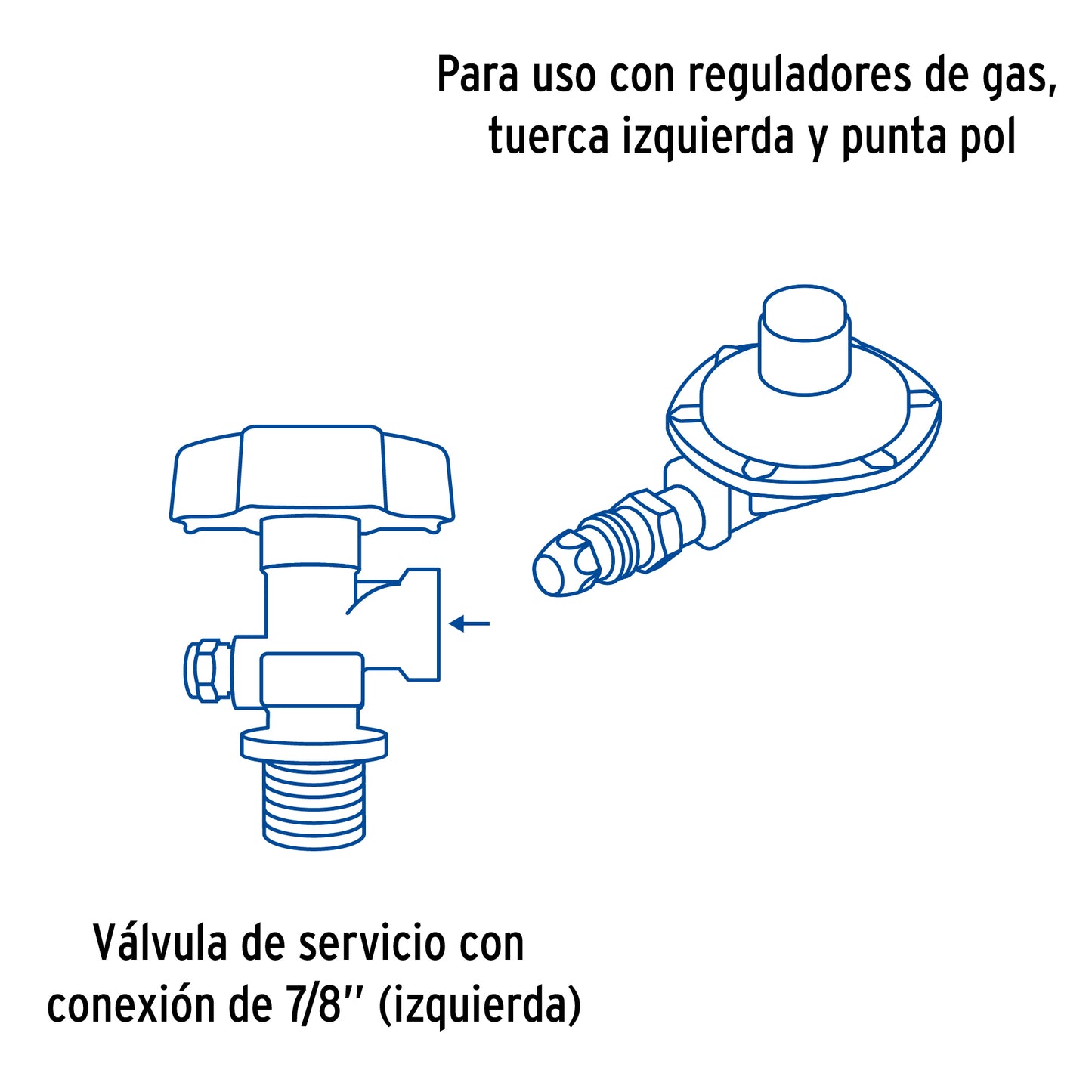 Cilindro portátil para gas LP, 20kg (44lb) Foset CILG-20 45890 MM00