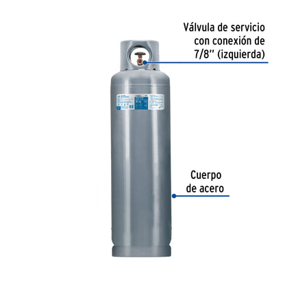 Cilindro portátil para gas LP, 30kg (66lb) Foset CILG-30 45891 MM00