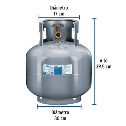 Cilindro portátil para gas LP, 6kg (13lb) Foset CILG-6 45889 MM00