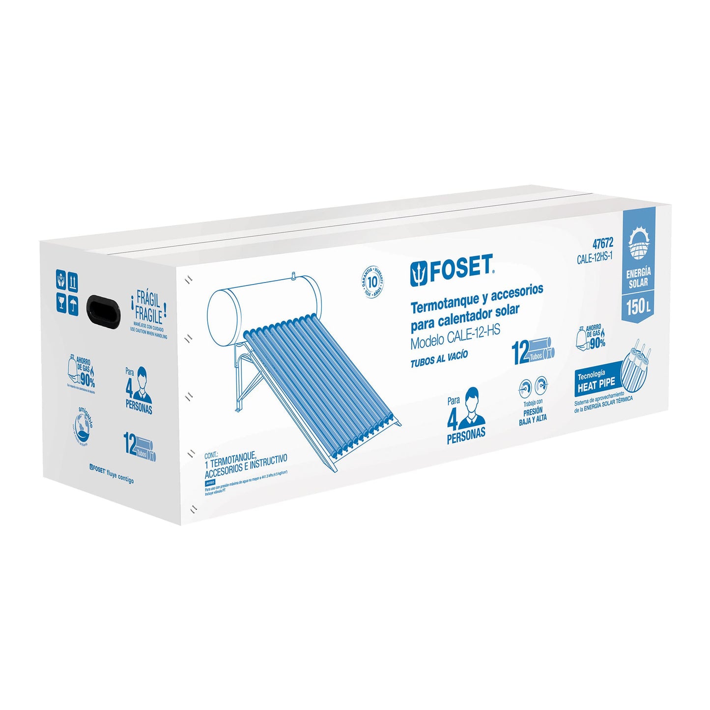 Caja de empaque de repuesto para CALE-12HS-1, Foset CJ-CALE-12HS-1 46889 MM1