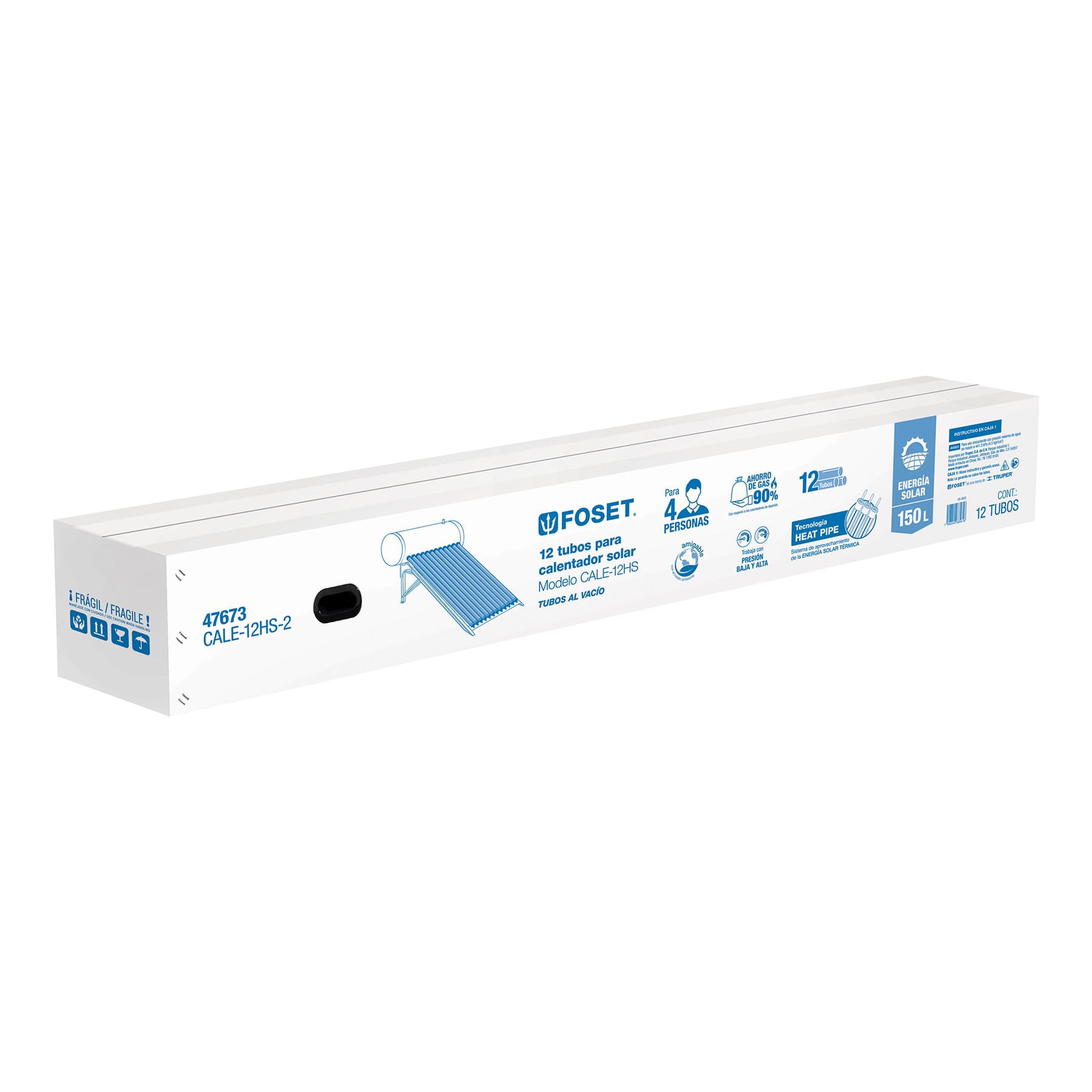 Caja de empaque de repuesto para CALE-12HS-2, Foset CJ-CALE-12HS-2 46890 MM1