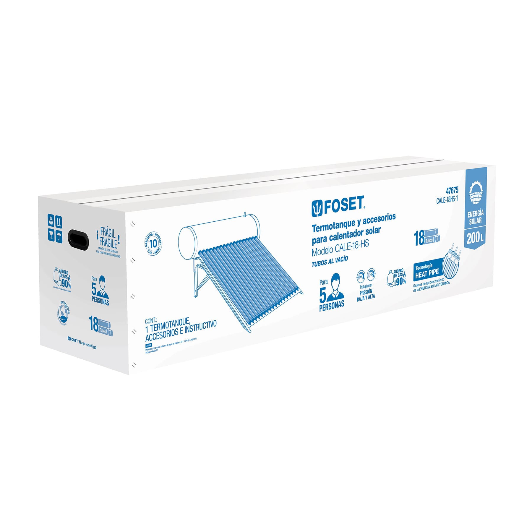 Caja de empaque de repuesto para CALE-18HS-1, Foset CJ-CALE-18HS-1 46892 MM1