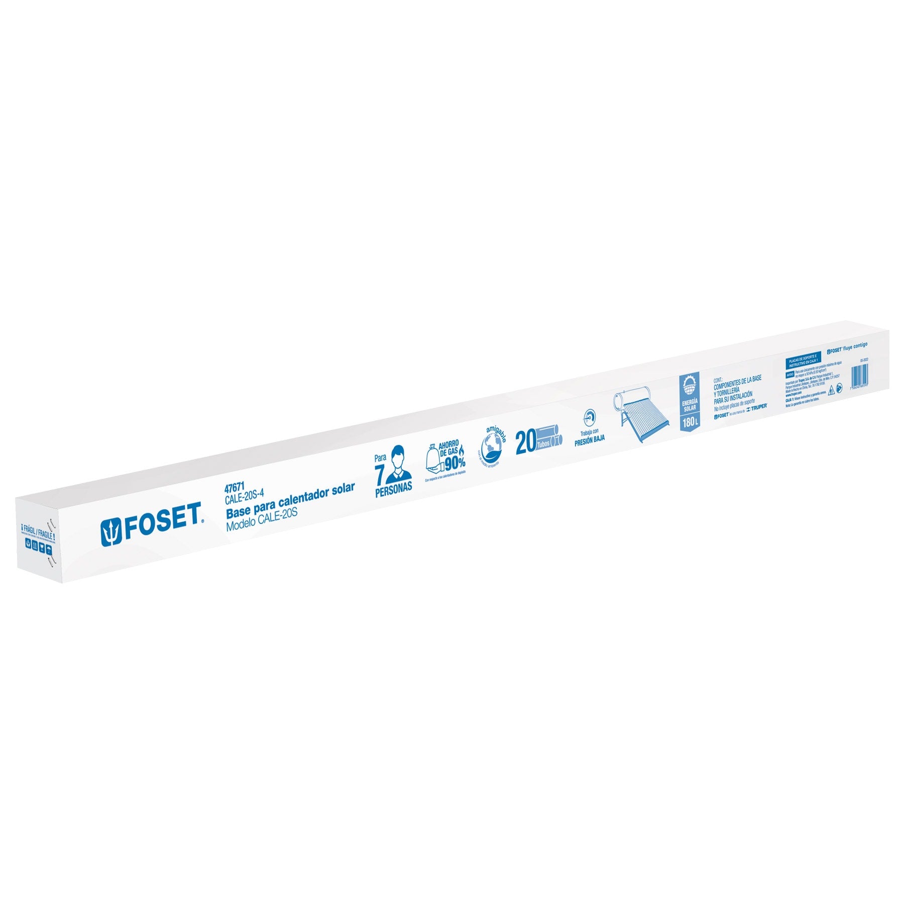 Caja de empaque de repuesto para base CALE-20S, Foset CJ-CALE-20S-4 47789 MM1