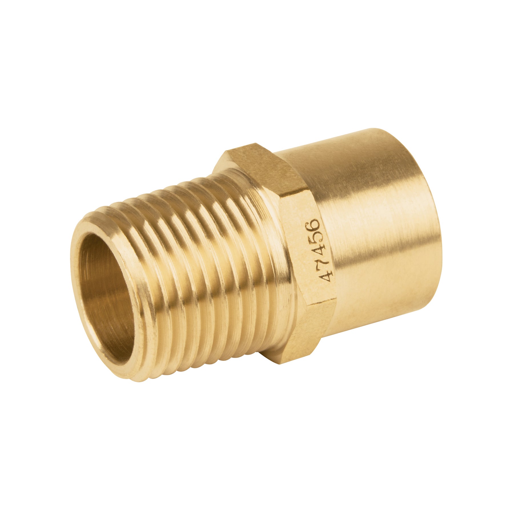 Conector NPT soldable de latón, 1/2' X 3/8', Foset CLG-656 47456 MM1