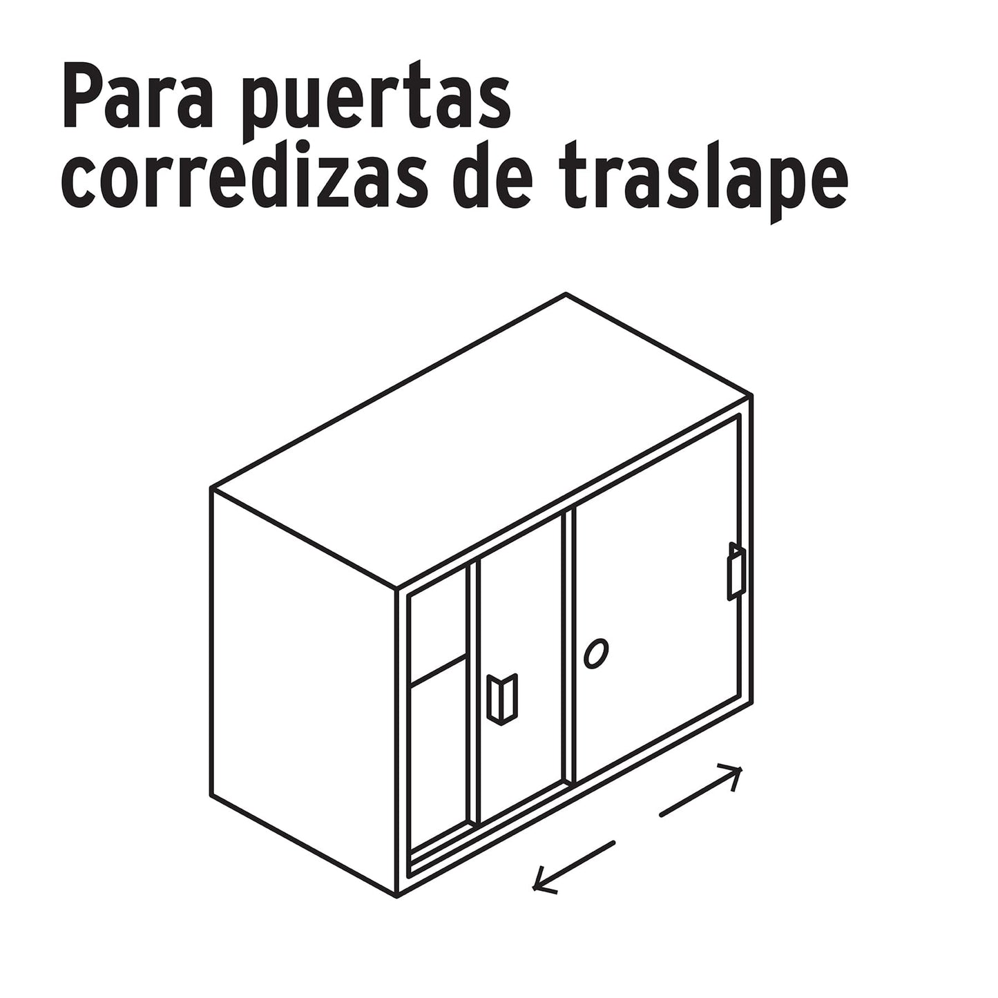 Cerradura para mueble, modelo 20, cromo, Hermex CM-20C 43561 MM0